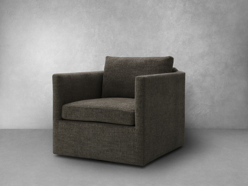 Samson Swivel Chair - Charcoal