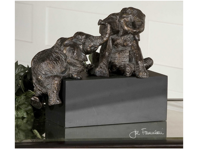 Abbyson Home Paulie Bronze Figurines