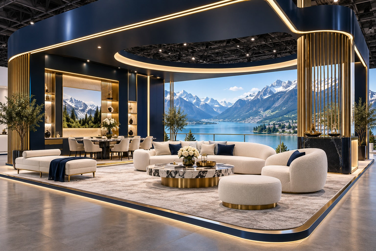 Swiss Luxury Interiors exhibition booth