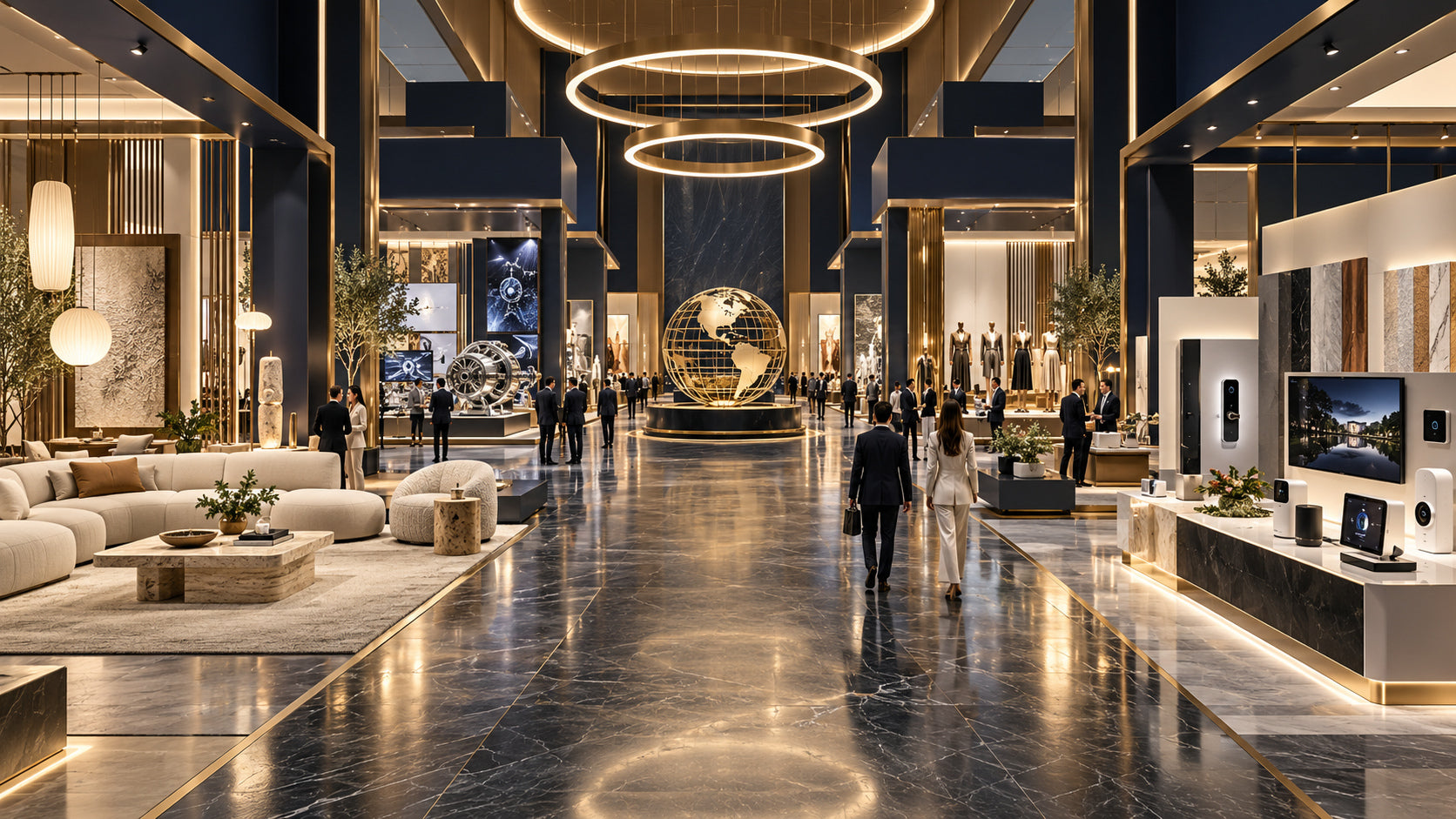 Premium exhibition entrance
