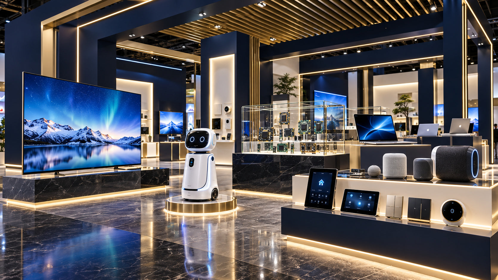 Electronics & Appliances sample booth
