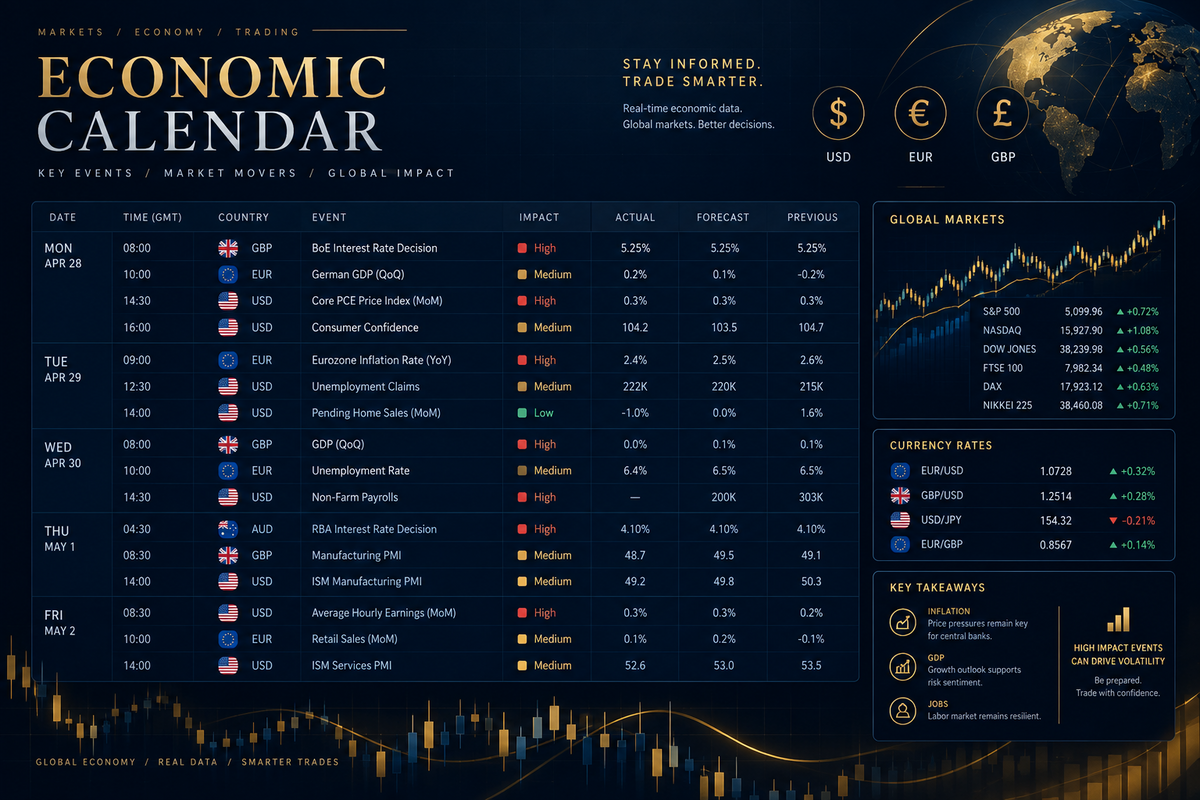 Mastering the Economic Calendar: Your Guide to Smart Trading Decisions