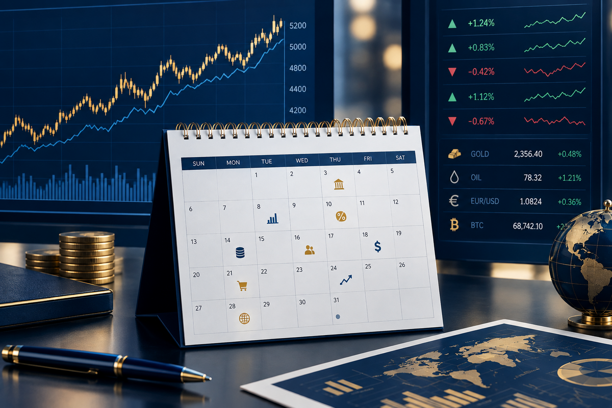 Economic Calendar: Track Global Market Events and Trading Opportunities