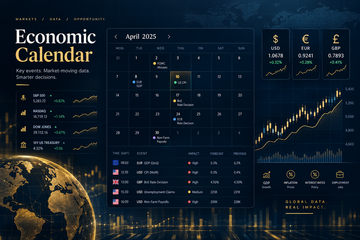 Canada Economic Calendar: Key Indicators and Trading Dates