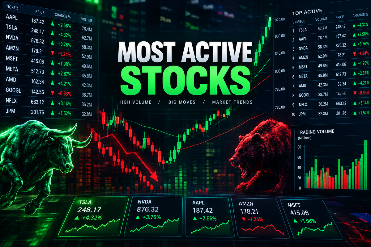 The Most Active Stocks You Should Be Watching Right Now