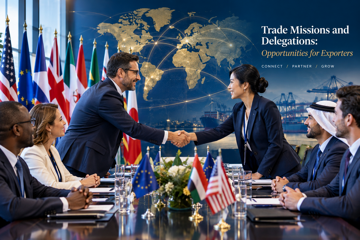 Trade Missions and Delegations: Opportunities for Exporters