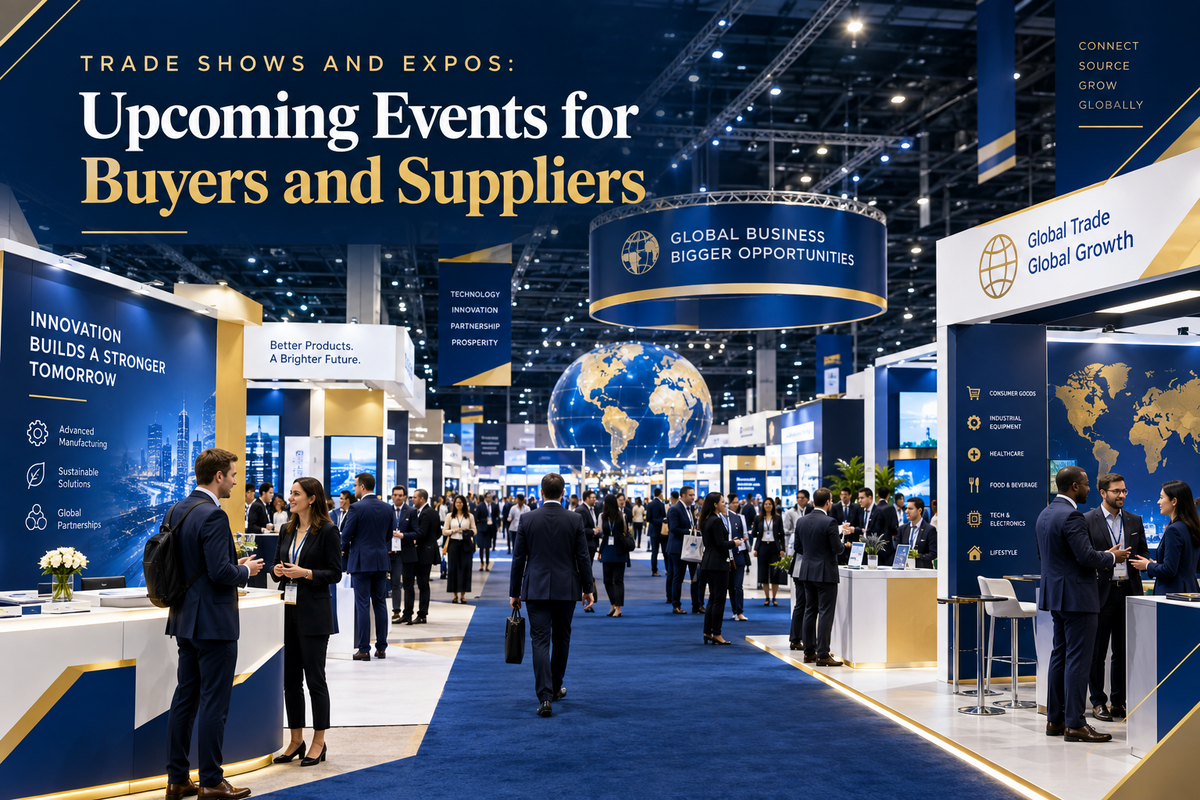 Trade Shows and Expos: Upcoming Events for Buyers and Suppliers