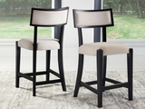 Avery Wood-Back Upholstered Counter Stool (2pk)