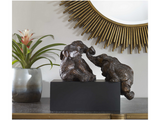 Abbyson Home Paulie Bronze Figurines
