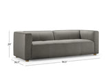 JoJo Fletcher Matteo Nubuck Leather Sofa