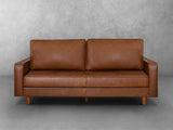 Holloway Mid-Century Leather Sofa