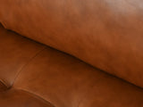 Holloway Mid-Century Leather Sofa