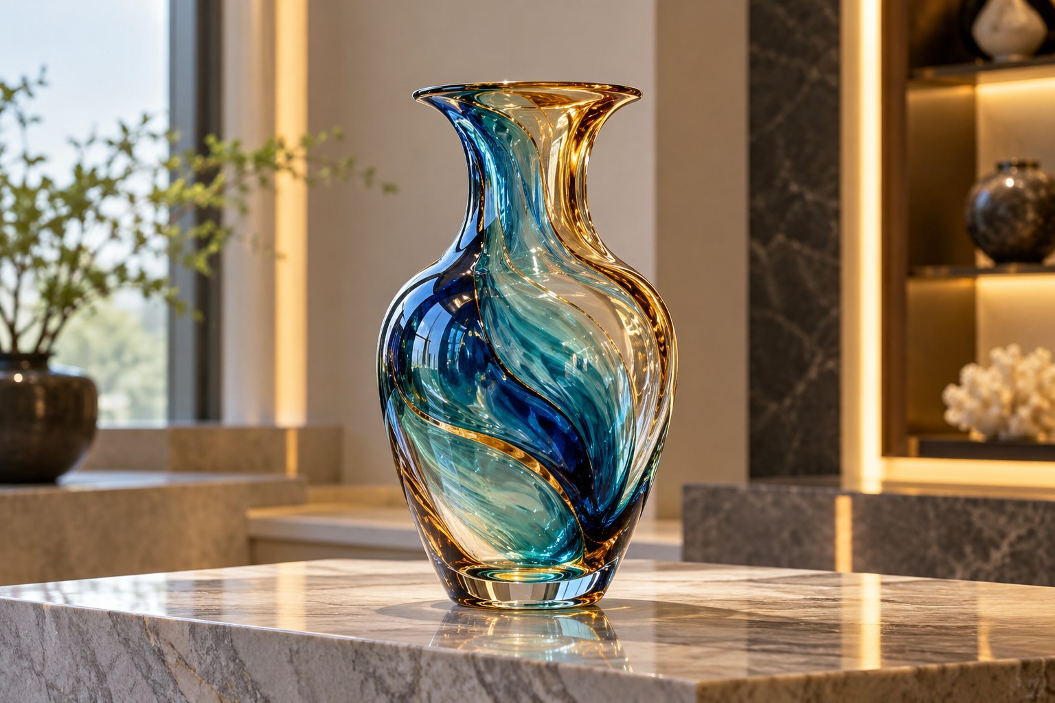 Artisan Glass Vase