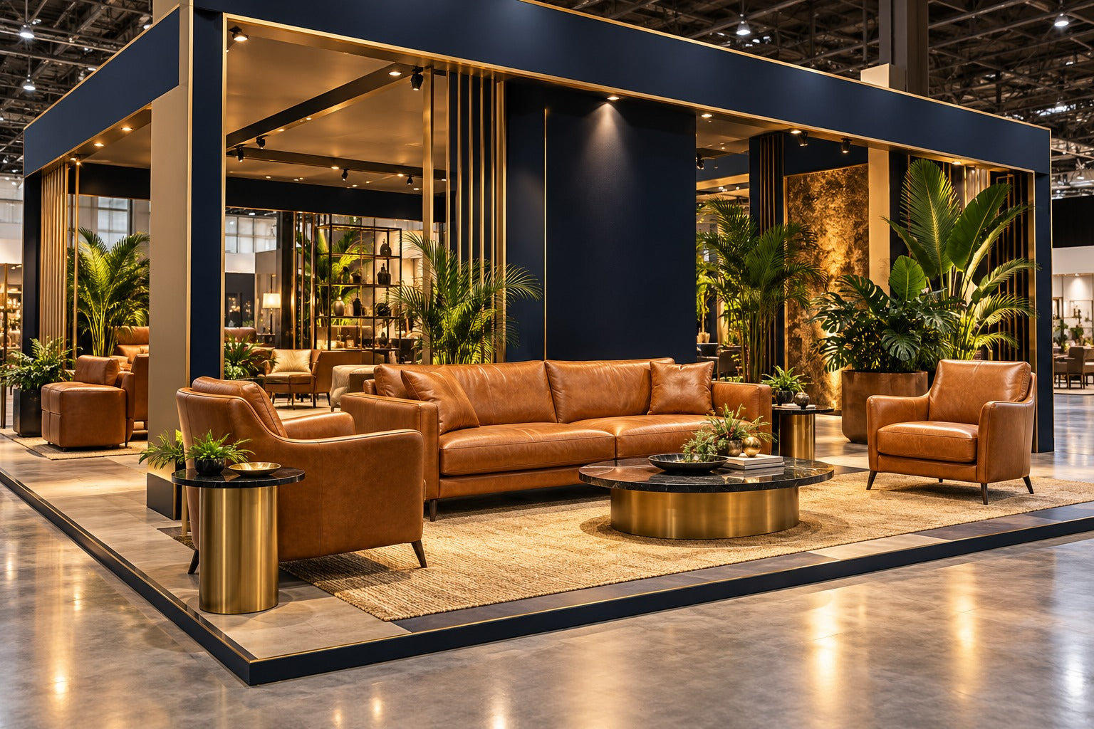 Brazilian Leather Collection exhibition booth