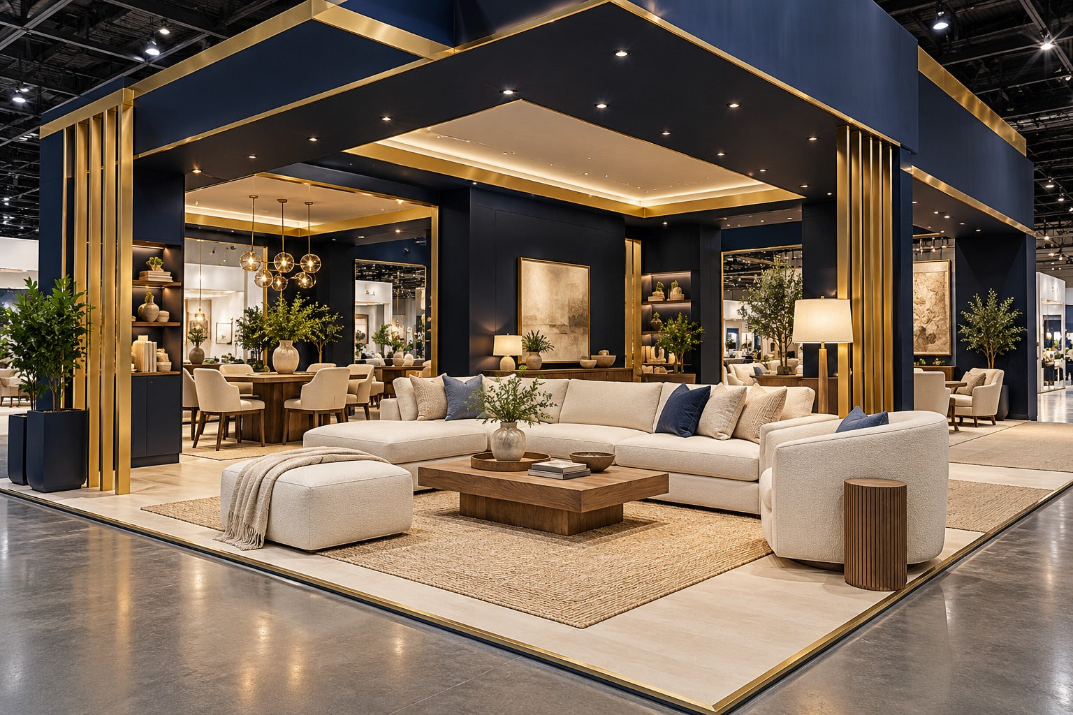 Modern Comforts exhibition booth