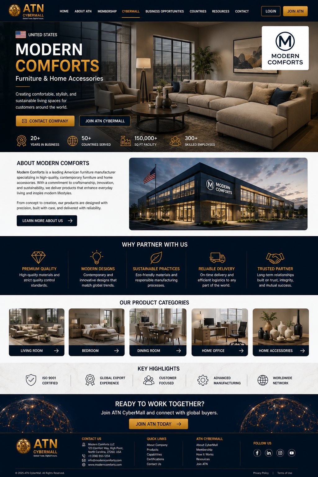 Modern Comforts Premium - Upcoming ATN showroom design preview