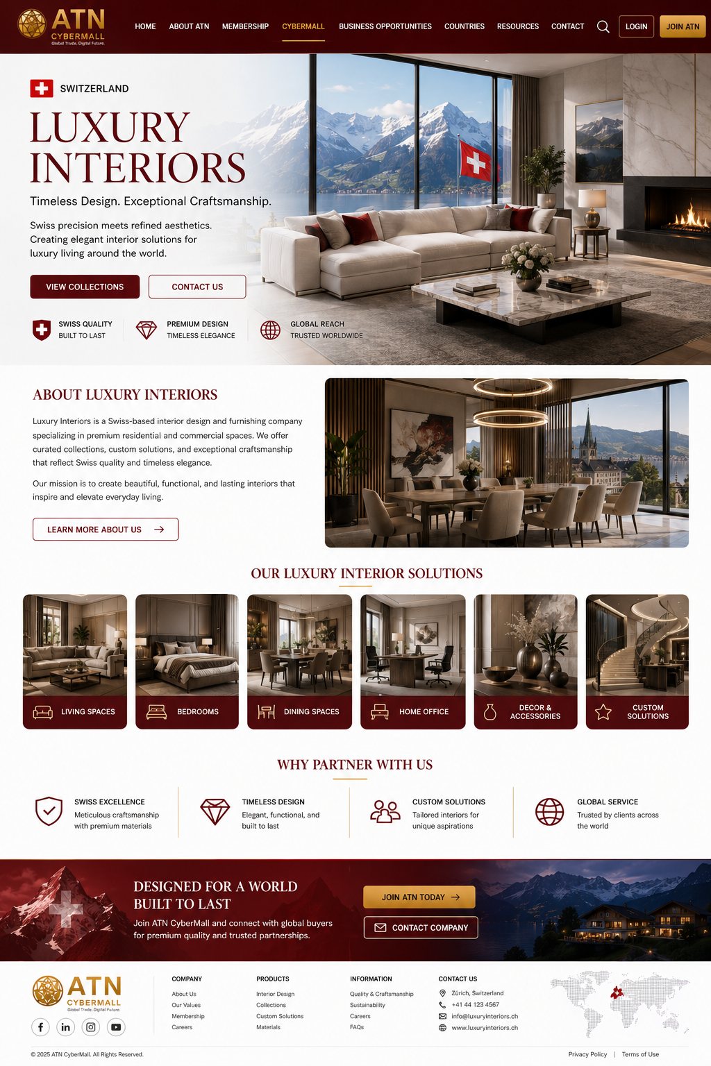 Swiss Luxury Interiors - Upcoming ATN showroom design preview