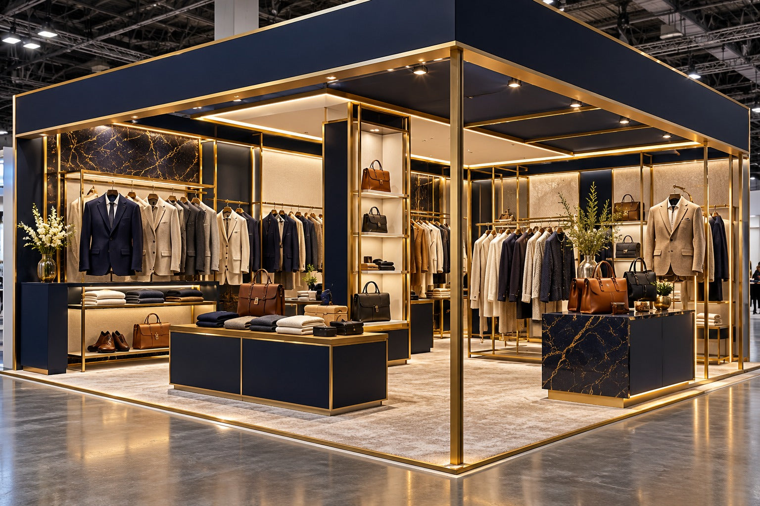 Italian Fashion & Apparel exhibition booth