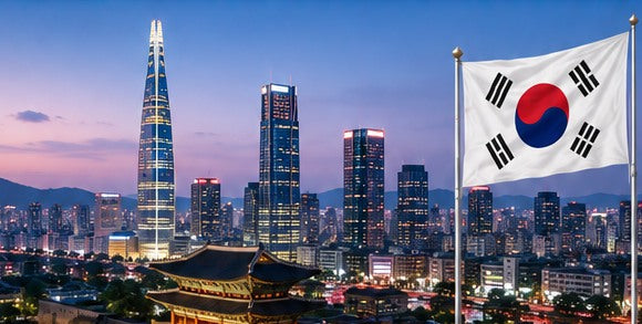 South Korea skyline