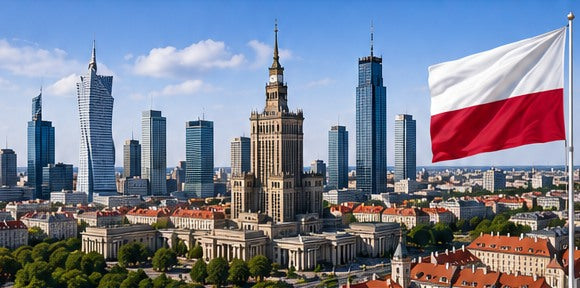 Poland skyline