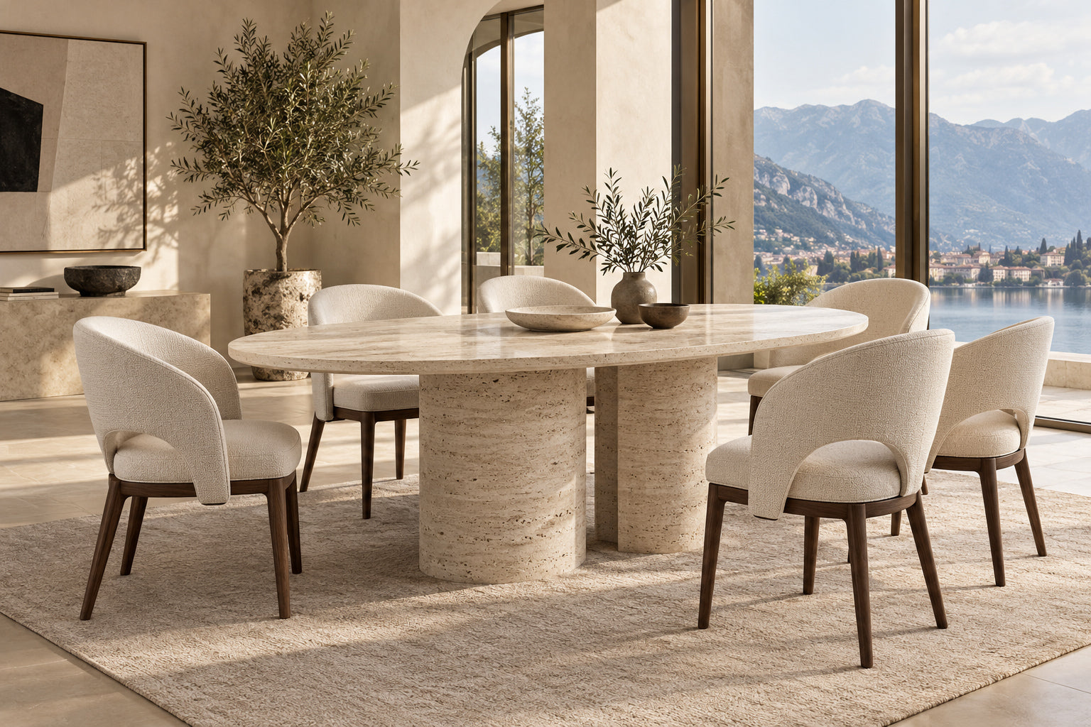 Travertine Dining Collection